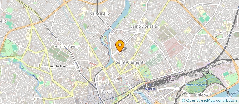 localisation de l'entreprise ALYANCE à NANTES