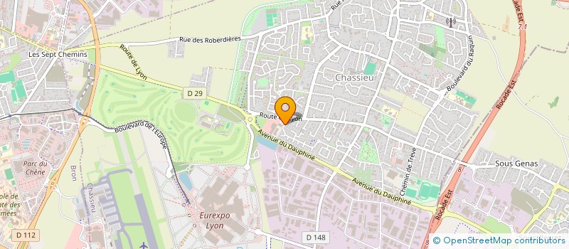 localisation de l'entreprise ALYANS  CHASSIEU