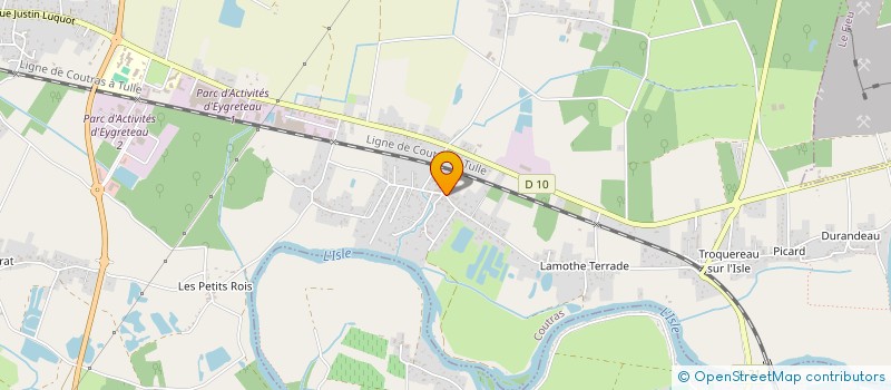 localisation de l'entreprise ALYARA  COUTRAS