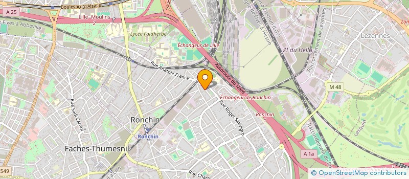 localisation de l'entreprise ALYAS CONSEIL à RONCHIN