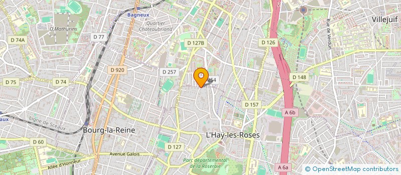 localisation de l'entreprise ALYCER INVEST  L'HAY-LES-ROSES