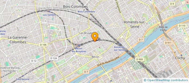 localisation de l'entreprise ALYCIA à COURBEVOIE