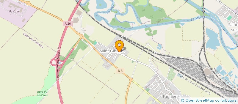 localisation de l'entreprise ALYENSE  SAINT-GIBRIEN