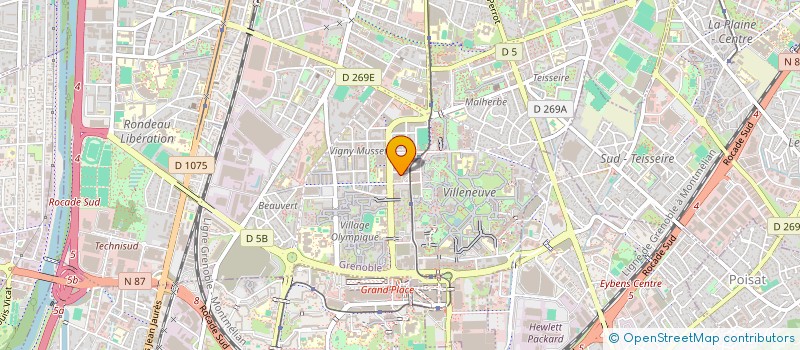 localisation de l'entreprise ALYL SECURITE à GRENOBLE