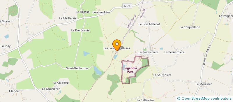 localisation de l'entreprise ALYLOU à FROSSAY