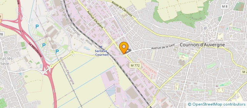 localisation de l'entreprise ALYMAJE  COURNON-D'AUVERGNE