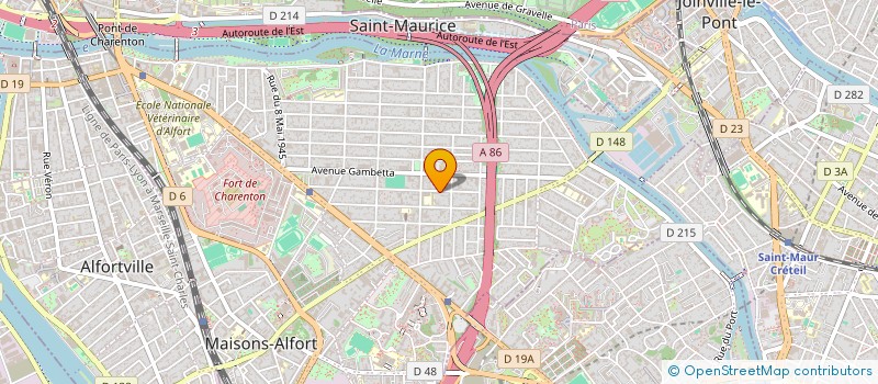 localisation de l'entreprise ALYMAX à MAISONS-ALFORT
