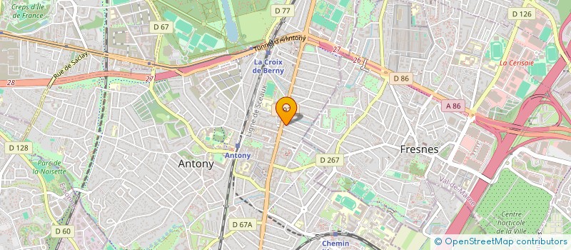 localisation de l'entreprise ALYNA à ANTONY
