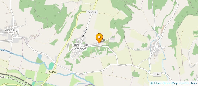localisation de l'entreprise ALYNE à LAFERTE-SUR-AMANCE