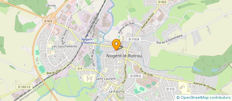 localisation de l'entreprise ALYNEA à NOGENT LE ROTROU
