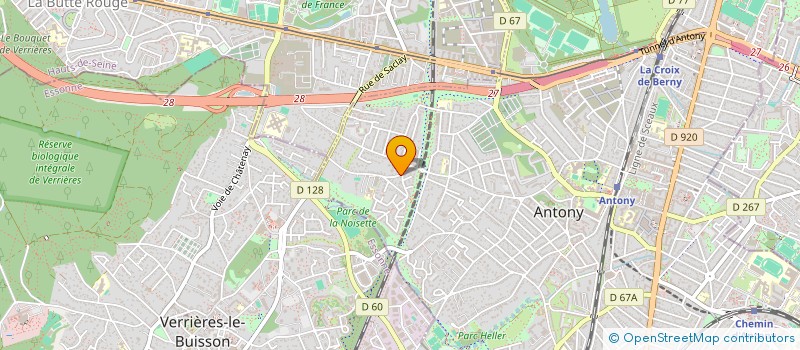localisation de l'entreprise ALYNESS à ANTONY