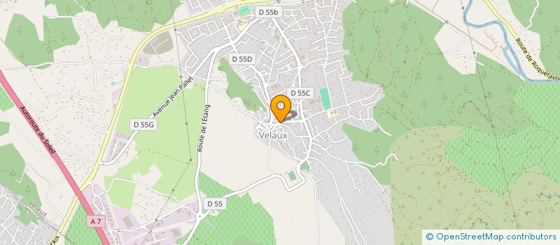 localisation de l'entreprise ALYO à VELAUX