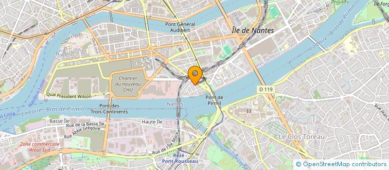 localisation de l'entreprise ALYO CONSEIL à NANTES