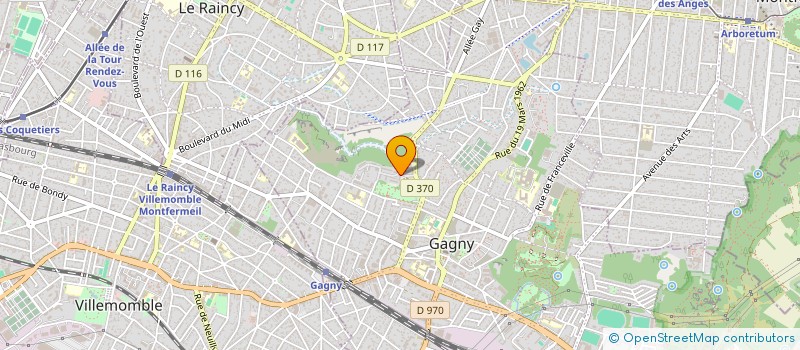 localisation de l'entreprise ALYO MAINTENANCE à GAGNY