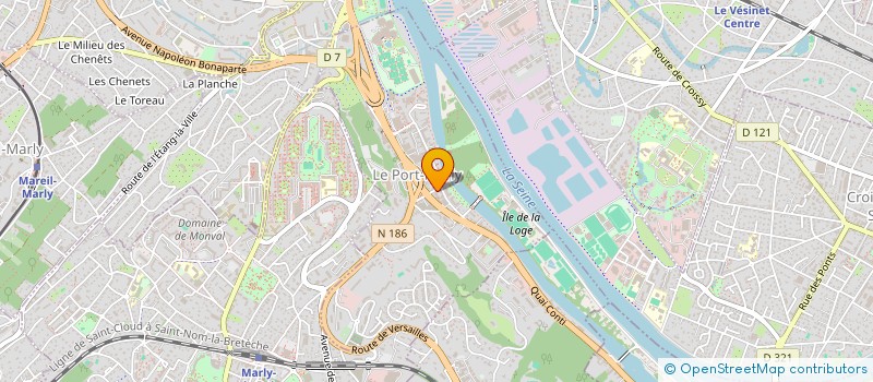 localisation de l'entreprise ALYOS INVEST  LE PORT-MARLY