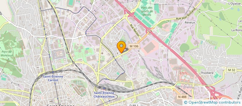 localisation de l'entreprise ALYOSHA  SAINT-ETIENNE