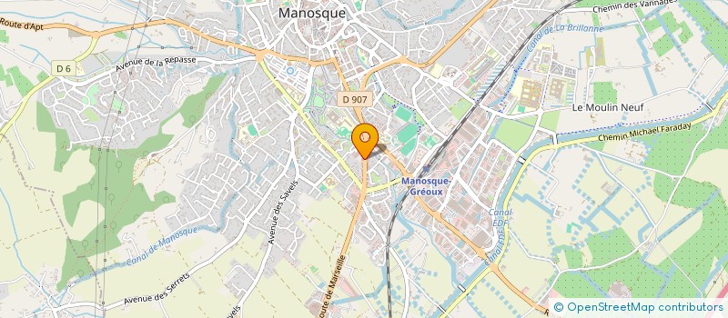 localisation de l'entreprise ALYPI à MANOSQUE