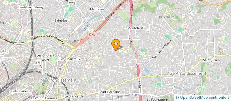 localisation de l'entreprise ALYRIA à MARSEILLE