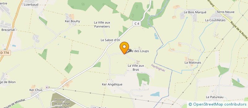 localisation de l'entreprise ALYS à HERBIGNAC