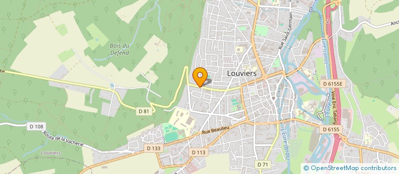 localisation de l'entreprise ALYS IMMOBILIER à LOUVIERS