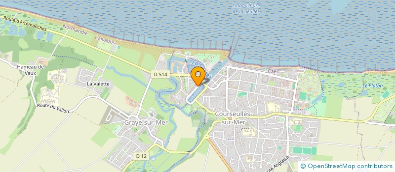 localisation de l'entreprise ALYSAIR FRANCE FORMATION  COURSEULLES-SUR-MER