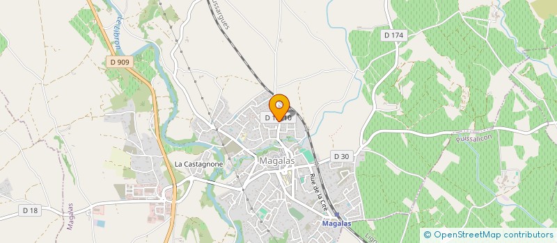 localisation de l'entreprise ALYSE  MAGALAS