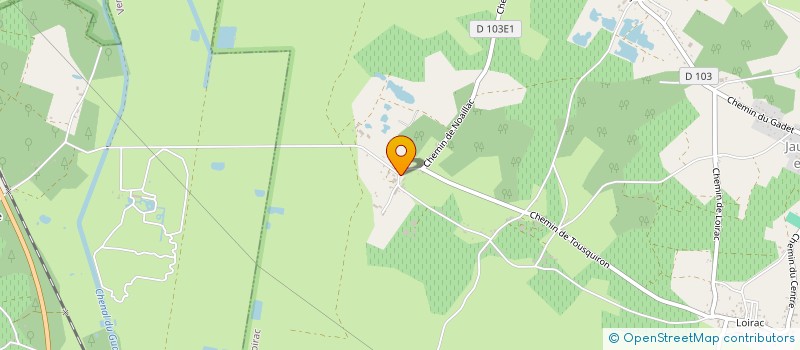 localisation de l'entreprise ALYSEARCANE  JAU-DIGNAC-ET-LOIRAC