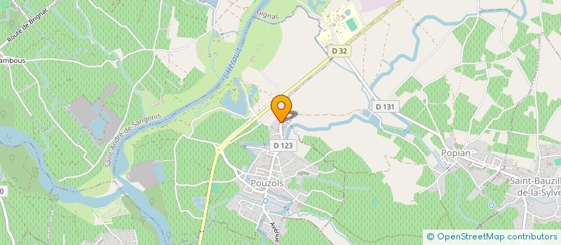 localisation de l'entreprise ALYSEE INFORMATIQUE  POUZOLS