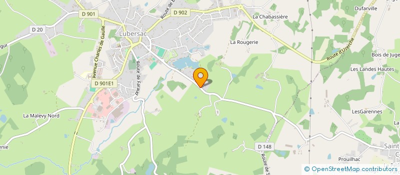 localisation de l'entreprise ALYSIA à LUBERSAC