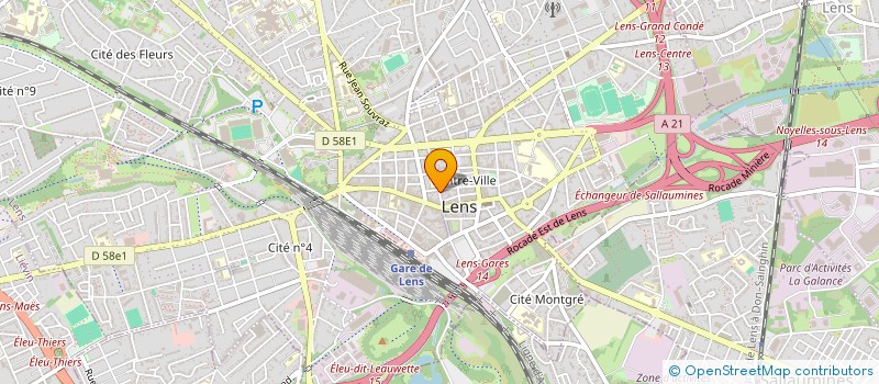 localisation de l'entreprise ALYSIA  LENS