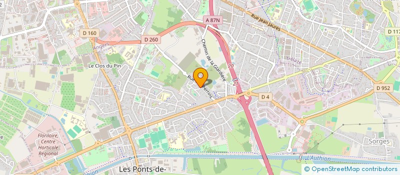 localisation de l'entreprise ALYSLAG  LES PONTS-DE-CE