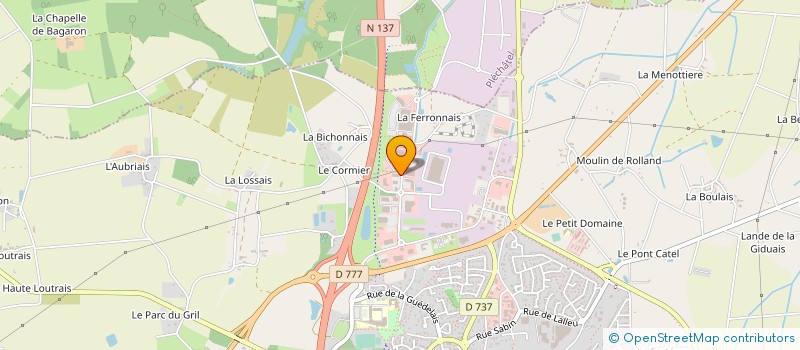 localisation de l'entreprise ALYSO IMMOBILIER  BAIN-DE-BRETAGNE