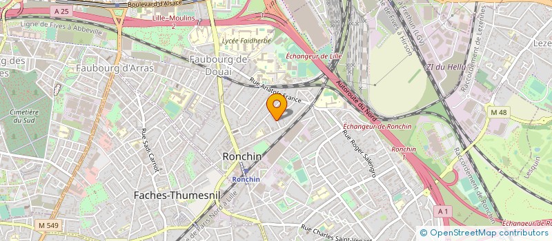 localisation de l'entreprise ALYSRNX  LAUWIN-PLANQUE