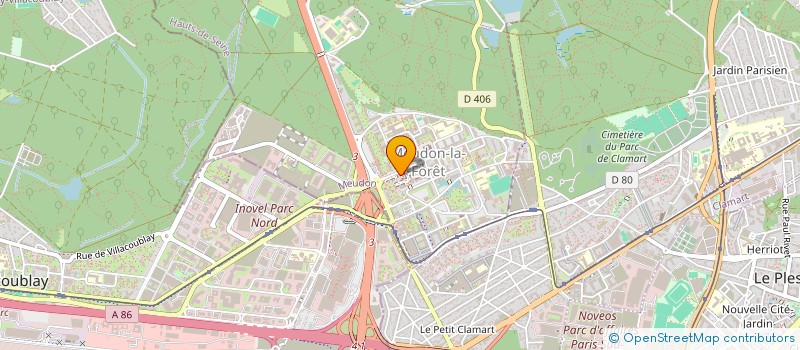 localisation de l'entreprise ALYSS à MEUDON
