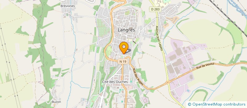 localisation de l'entreprise ALYSSE à LANGRES