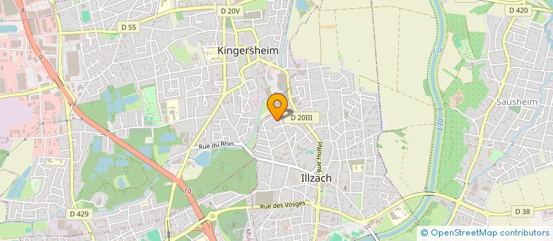 localisation de l'entreprise ALYSSE  ILLZACH