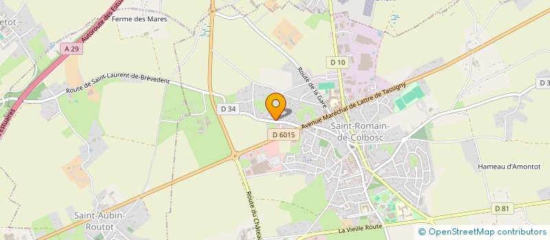 localisation de l'entreprise ALYSSE EVENEMENTS  SAINT-ROMAIN-DE-COLBOSC