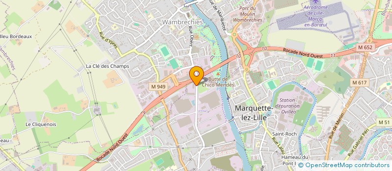 localisation de l'entreprise ALYSSEA  MARQUETTE-LEZ-LILLE