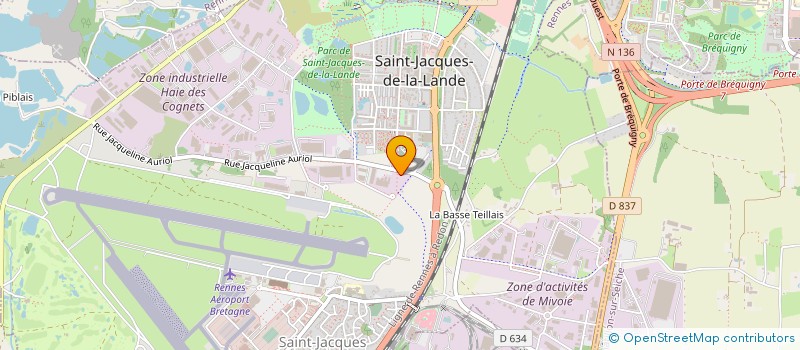 localisation de l'entreprise ALYSSIA à SAINT-JACQUES-DE-LA-LANDE