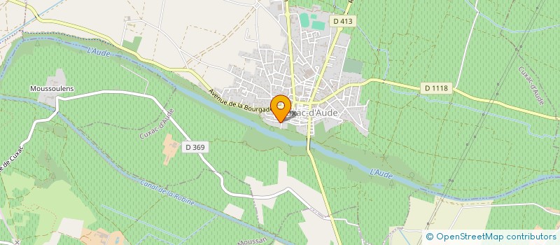 localisation de l'entreprise ALYSSIA FRUITS à CUXAC-D'AUDE