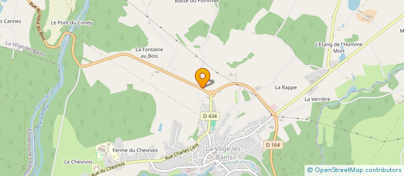 localisation de l'entreprise ALYSSON à LA VOGE-LES-BAINS