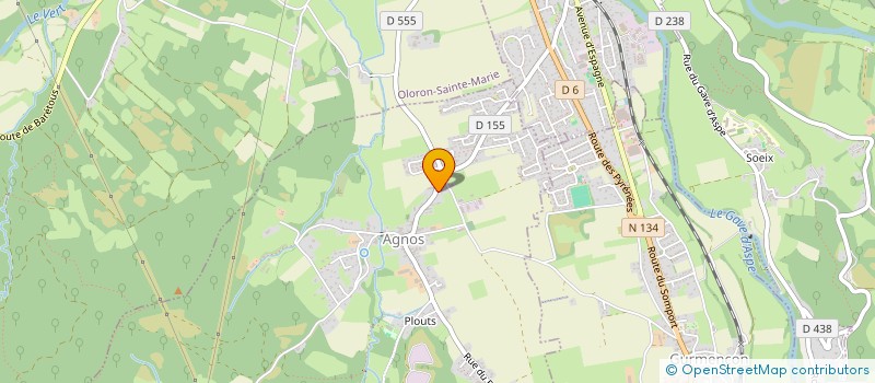 localisation de l'entreprise ALYV64  AGNOS