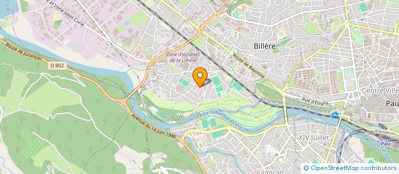 localisation de l'entreprise ALYVE  BILLERE