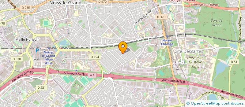 localisation de l'entreprise ALYX  NOISY-LE-GRAND