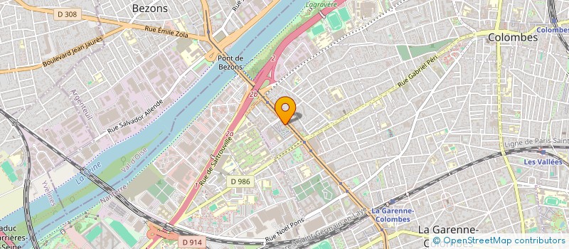 localisation de l'entreprise ALYX CONSEIL  COLOMBES