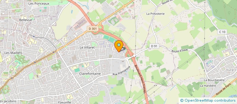 localisation de l'entreprise ALYZA INVEST à LE MANS