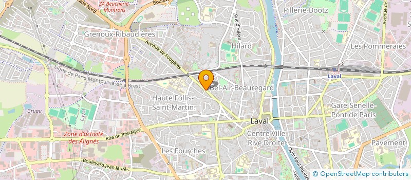 localisation de l'entreprise ALZ à LAVAL