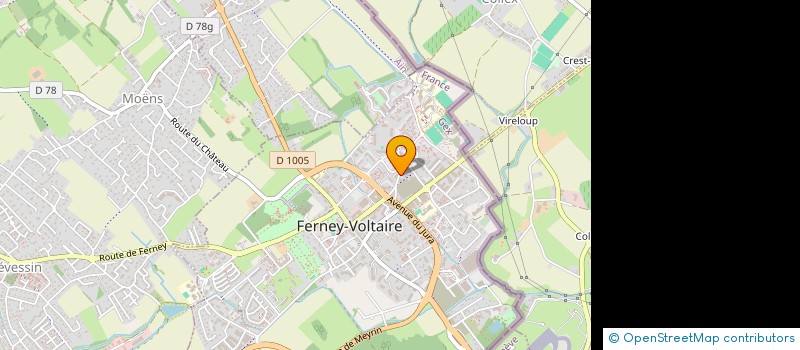 localisation de l'entreprise ALZ FRANCE à FERNEY-VOLTAIRE