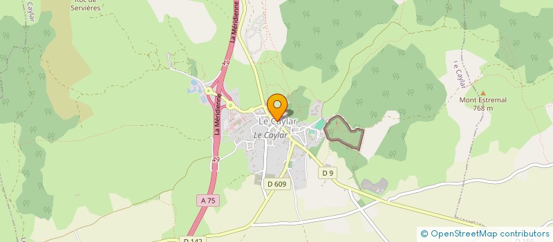 localisation de l'entreprise ALZ INVEST  LE CAYLAR