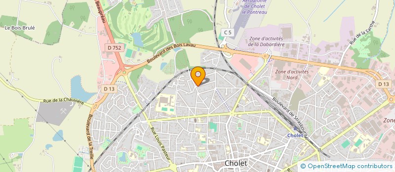 localisation de l'entreprise ALZALE  CHOLET